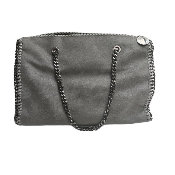 Stella McCartney Handbags - Stella McCartney Grey Vegan Suede Tote